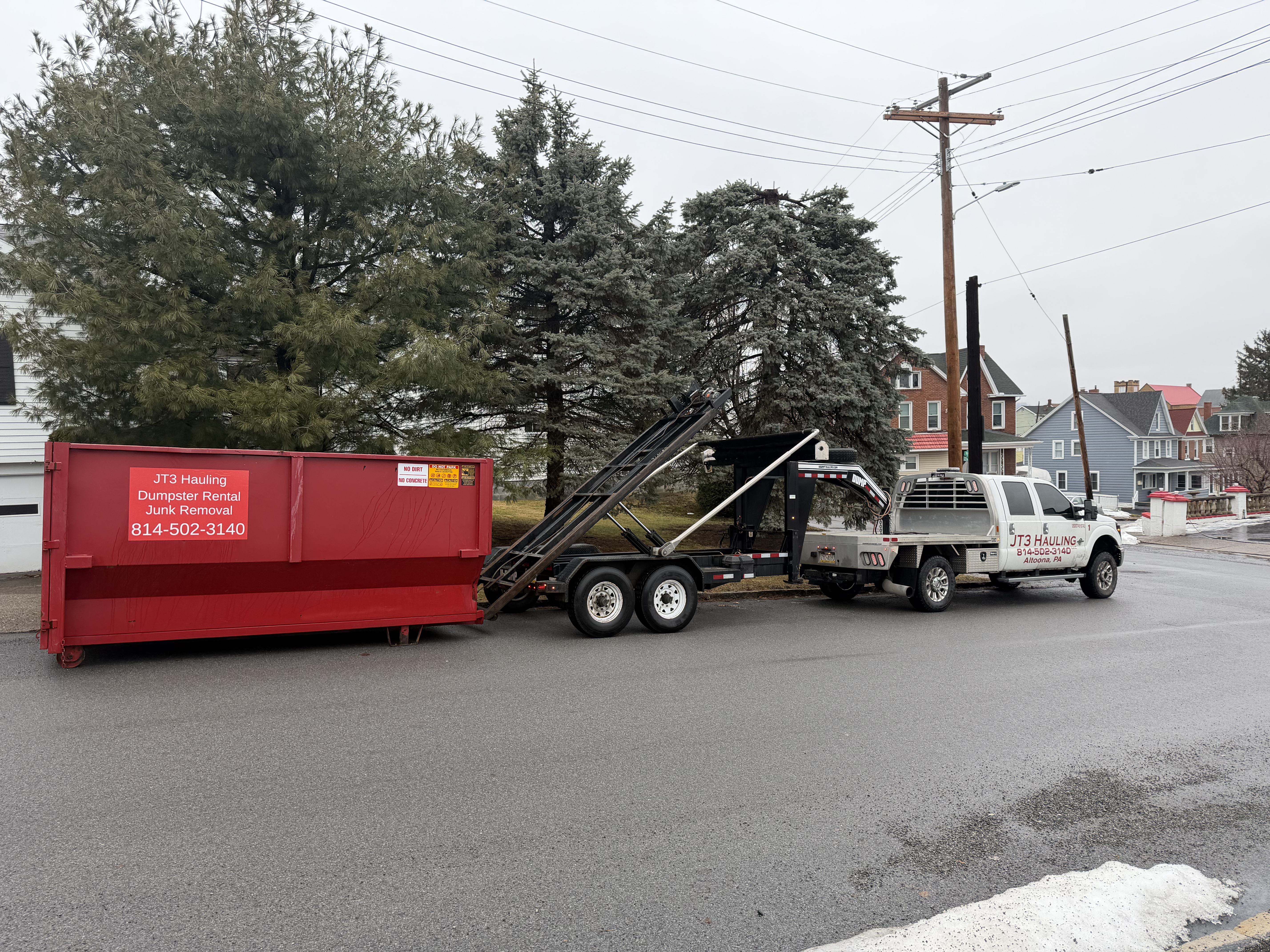 JT3 Hauling Dumpster